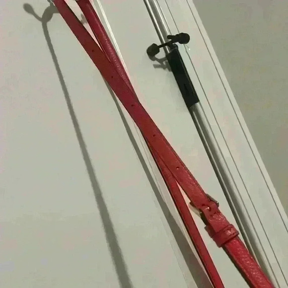 Kate Spade Bright Coral Pink Flap Crossbody like new condition pebbled leather - Picture 12 of 13